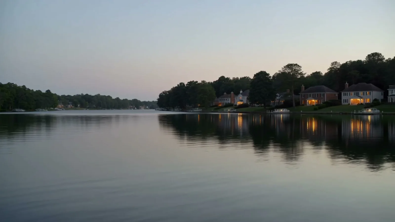 Wayne, New Jersey at dusk
